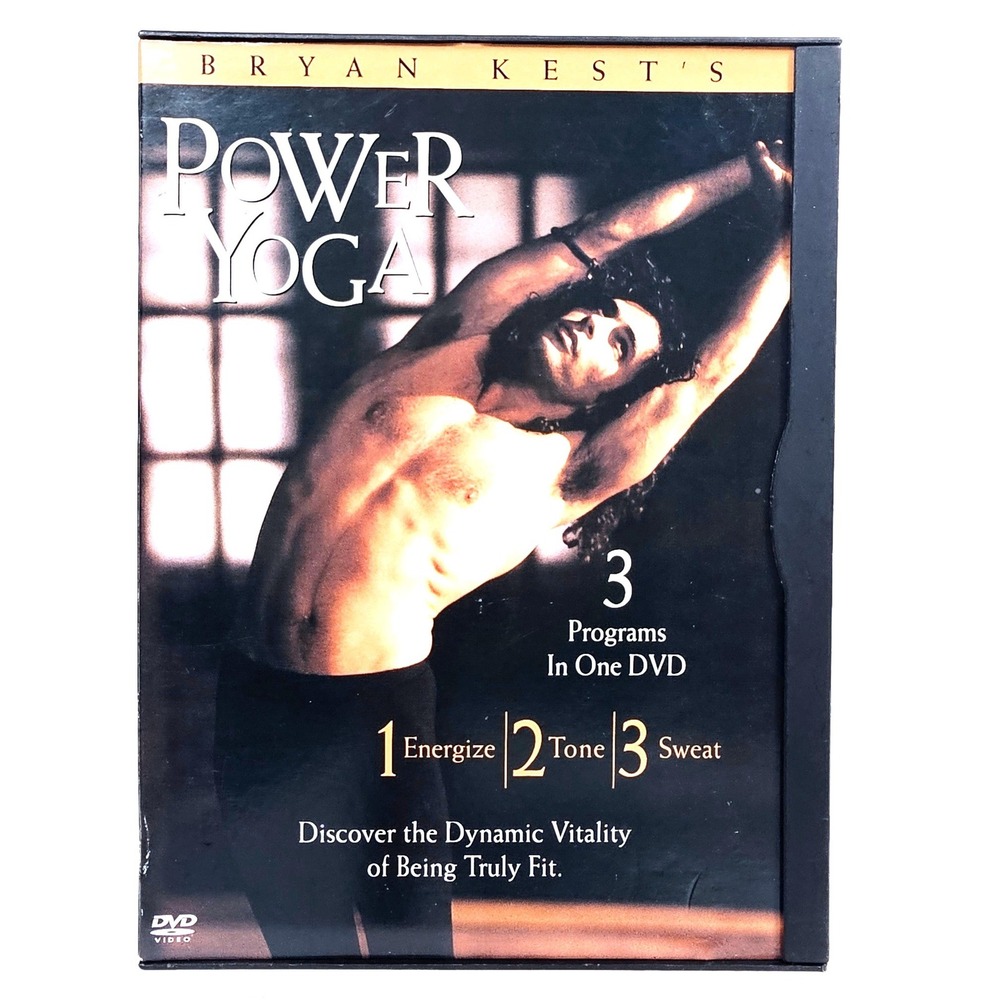 Bryan‎ Kest Power Yoga 3-Program DVD Energize Tone Sweat Fitness EUC